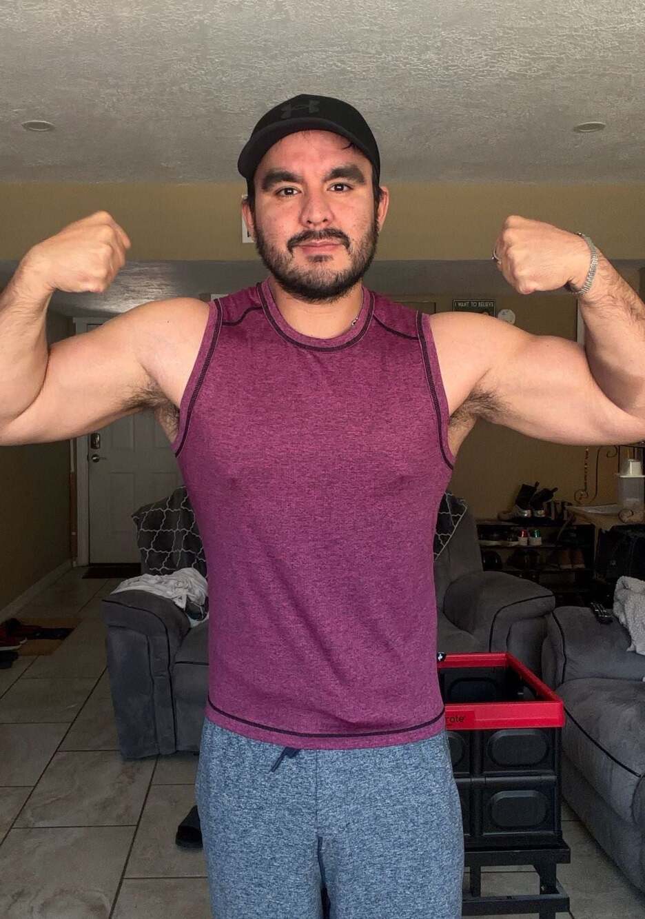 Andrew Christian Active Space Dye Sleeveless Tank